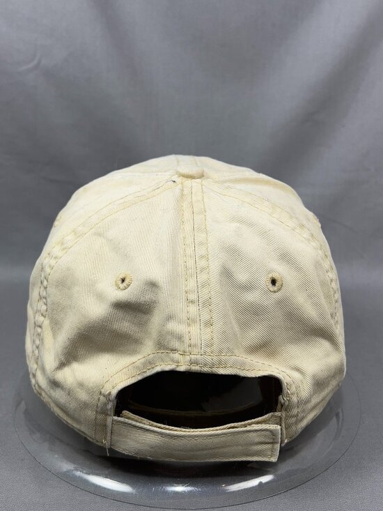 Landshark Lager Beer Strapback Hat Cap Distressed Khaki Trucker Golfer Dad Mens - Picture 3 of 14
